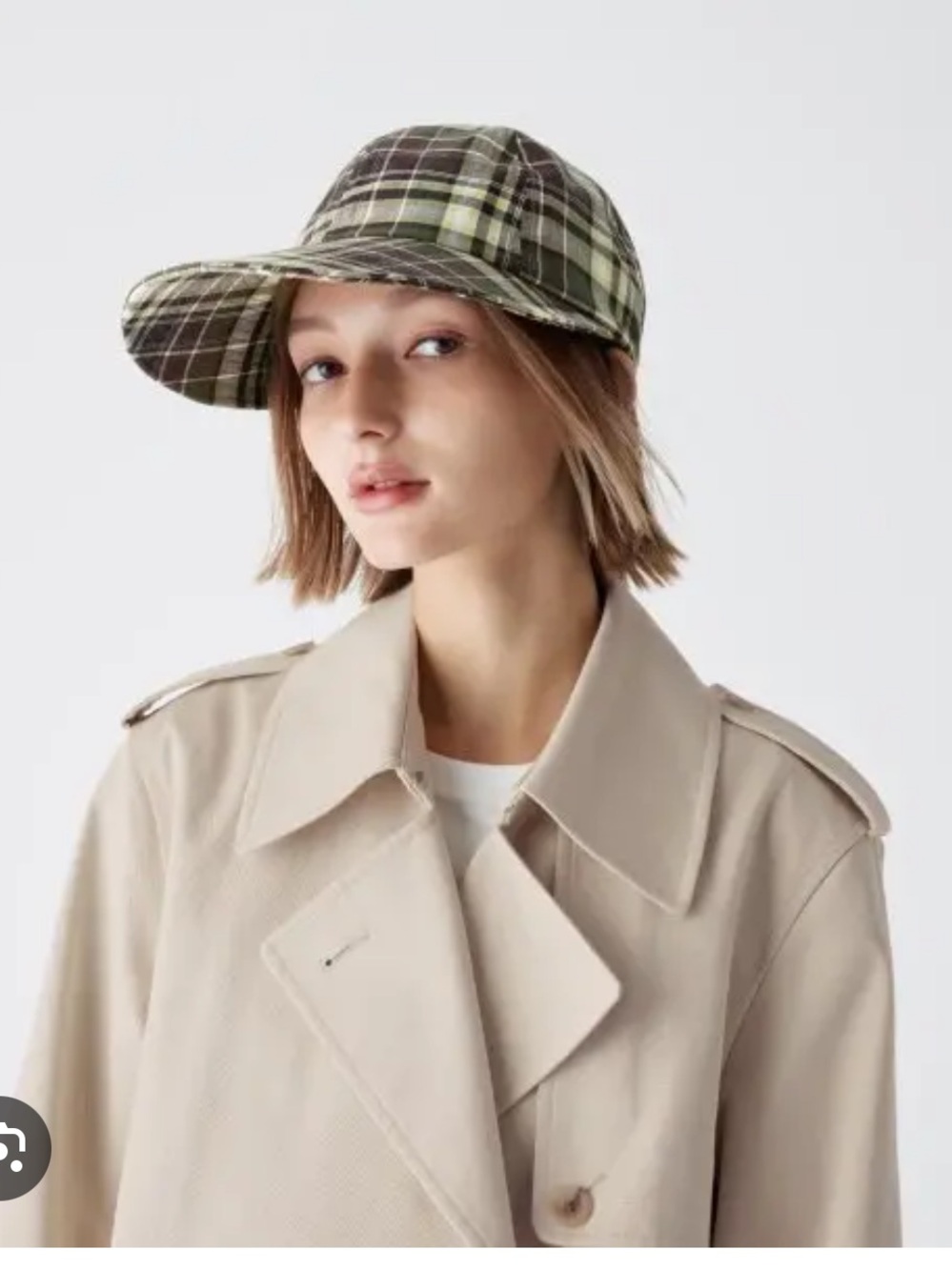 UNIQLO long brim cap hat :c collab